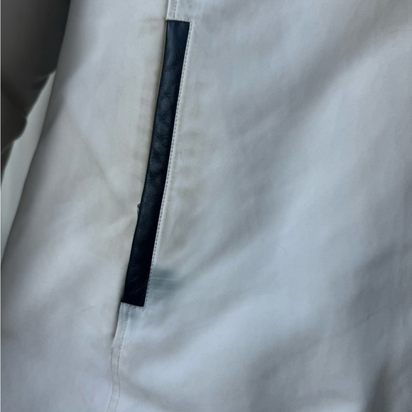 Mackage Adali Jacket With Fur Collar in Off White - Picture 5 of 6